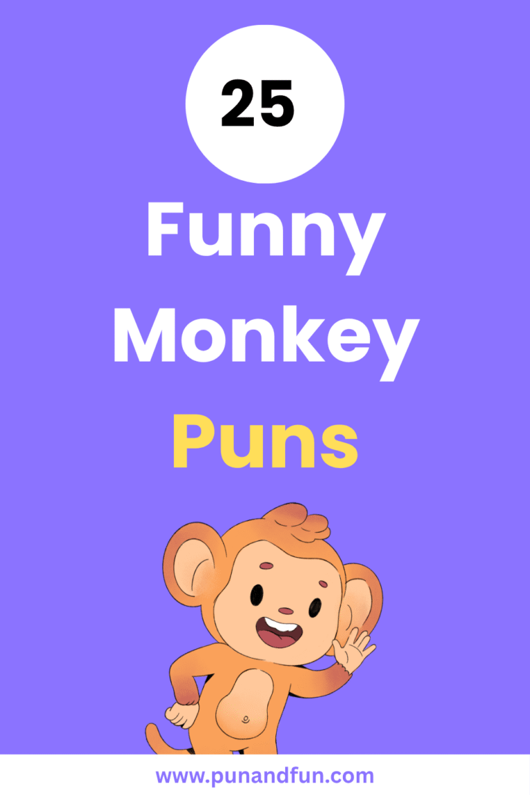 25 Funny Monkey Puns
