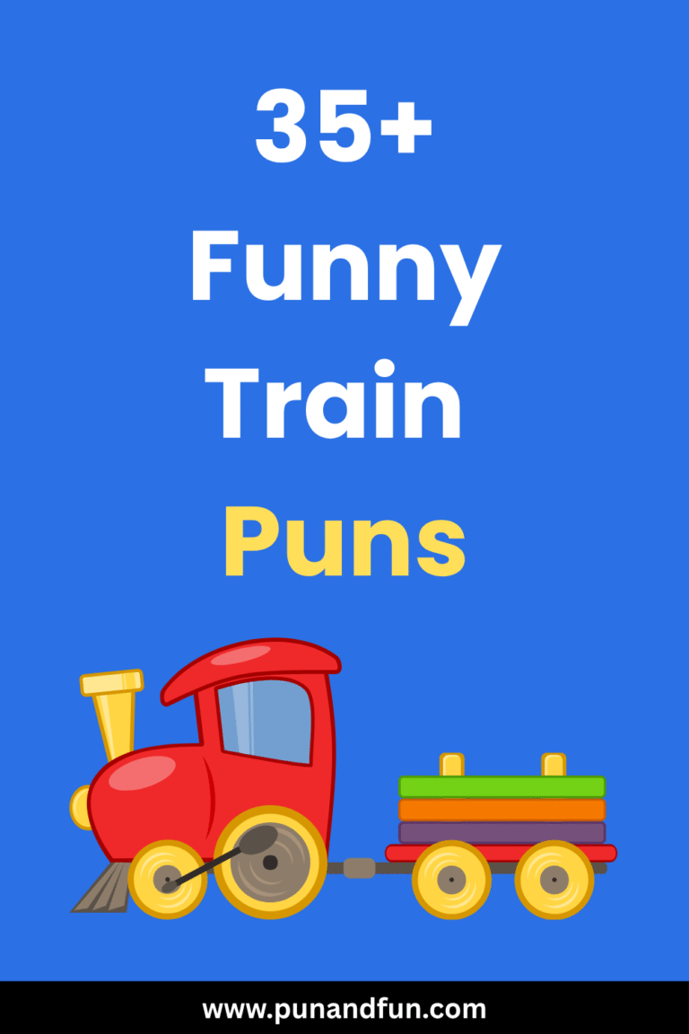 35+Funny Train Puns