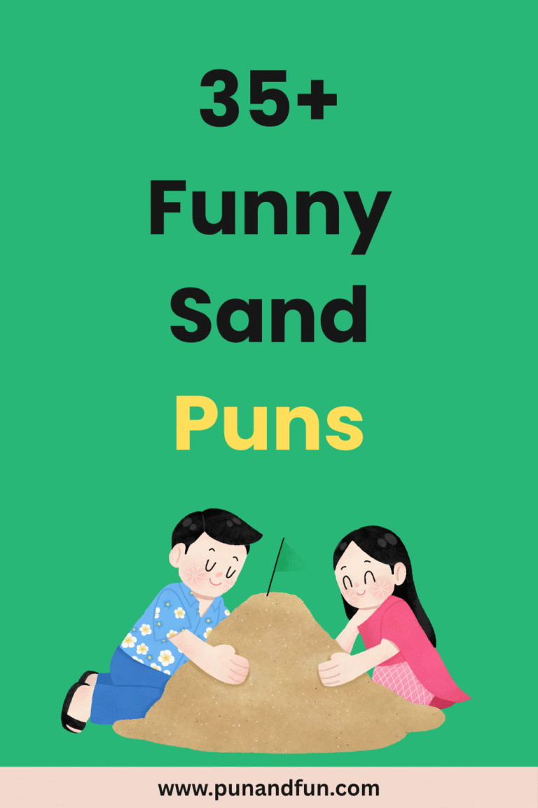 35+ Funny Sand Puns