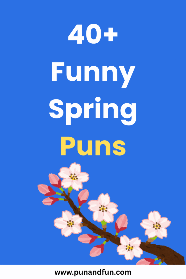 40+ Funny Spring Puns