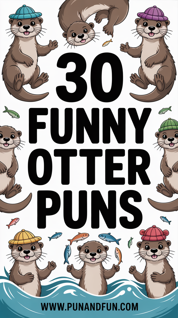 30 Funny Otter Puns