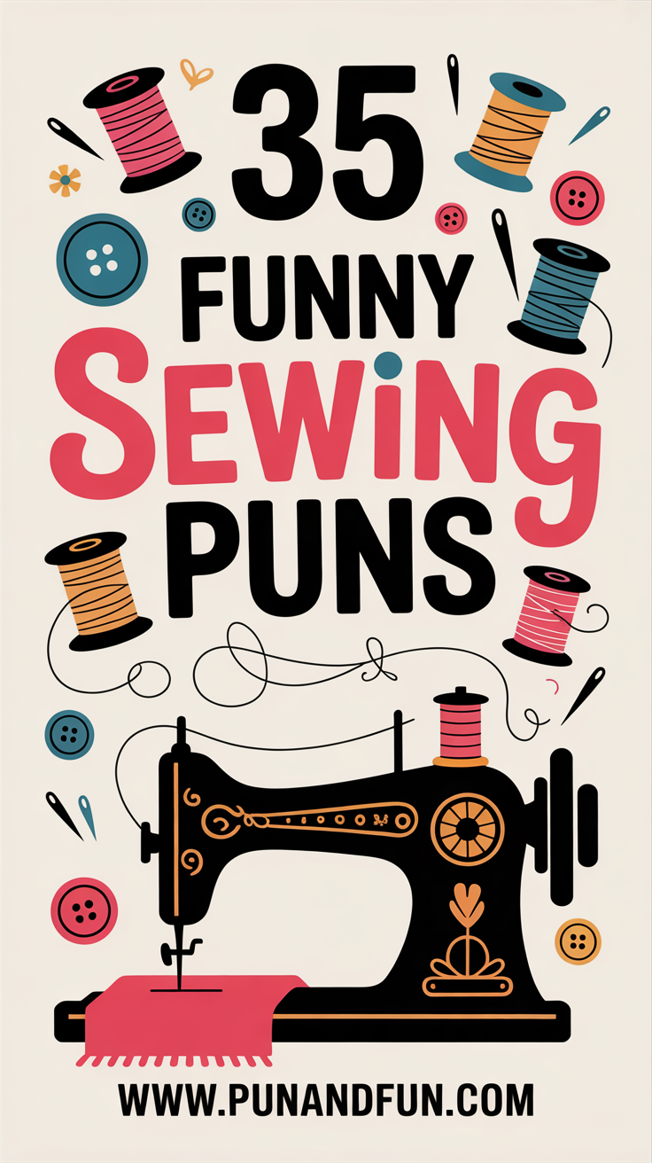 35 Funny Sewing Puns That Are Sew Hilarious
