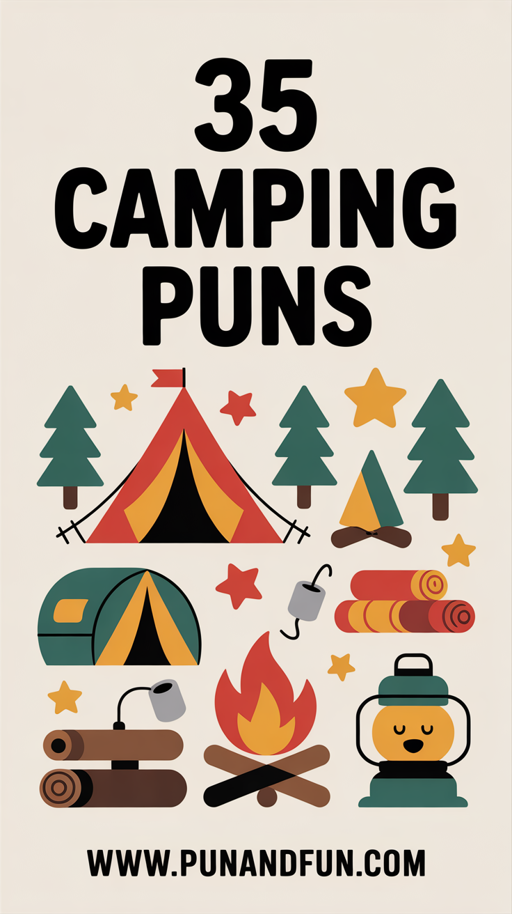 35 Funny Camping Puns That Are In-Tents